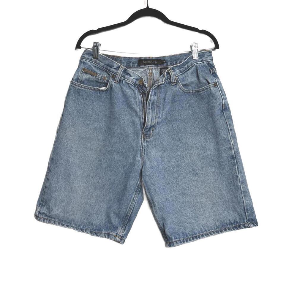Vintage 2000s Calvin Klein Blue Denim Jean Shorts